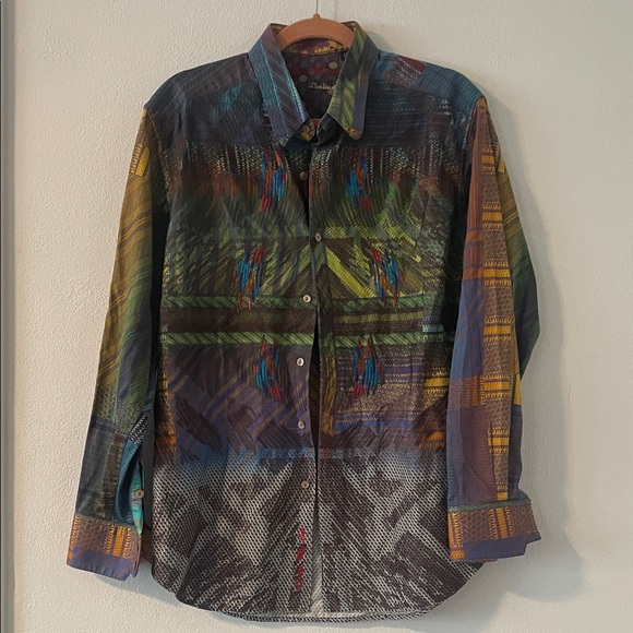 Robert Graham Multicolor Limited Edition Shirt Sz Large